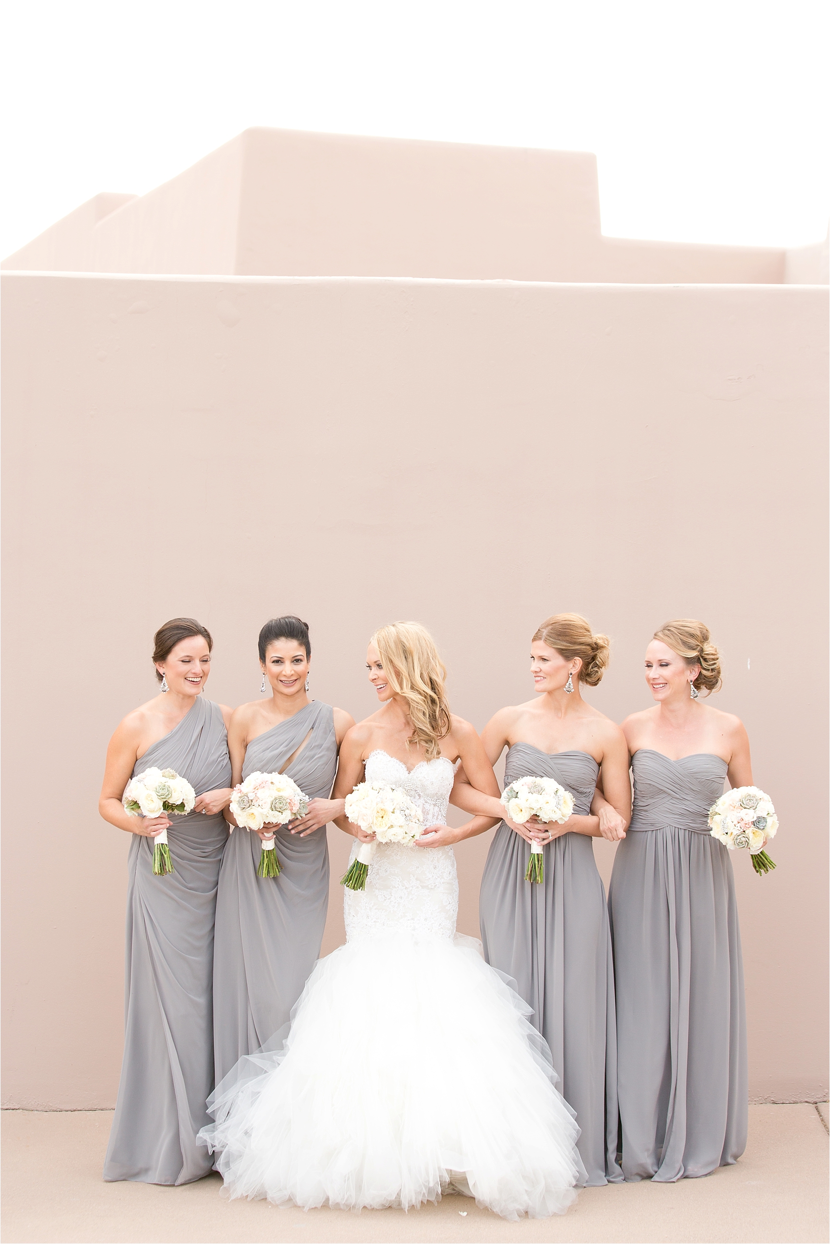 Grey Bridesmaids Dress