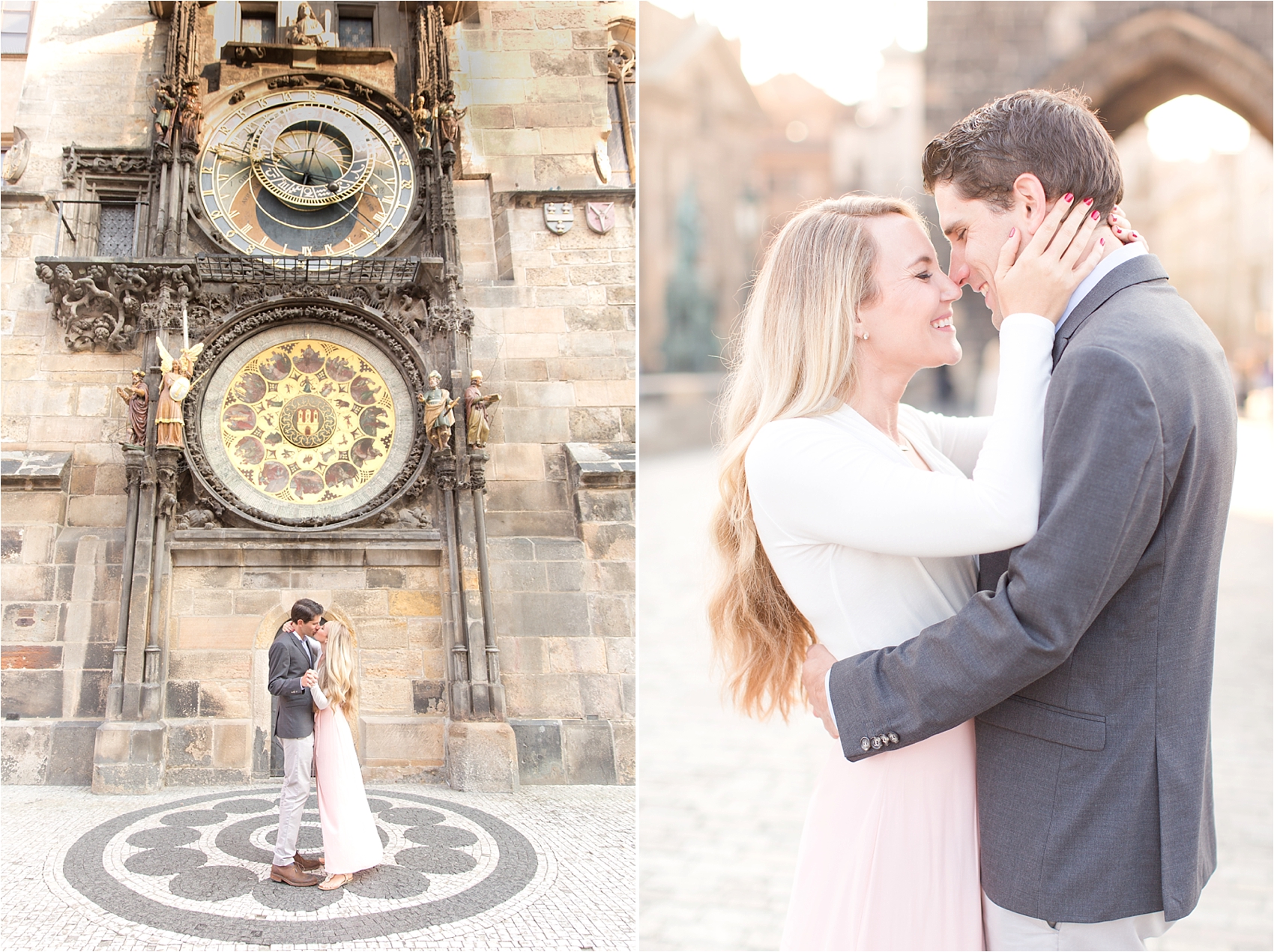 Prague Astronomical Clock Engagement Pictures 