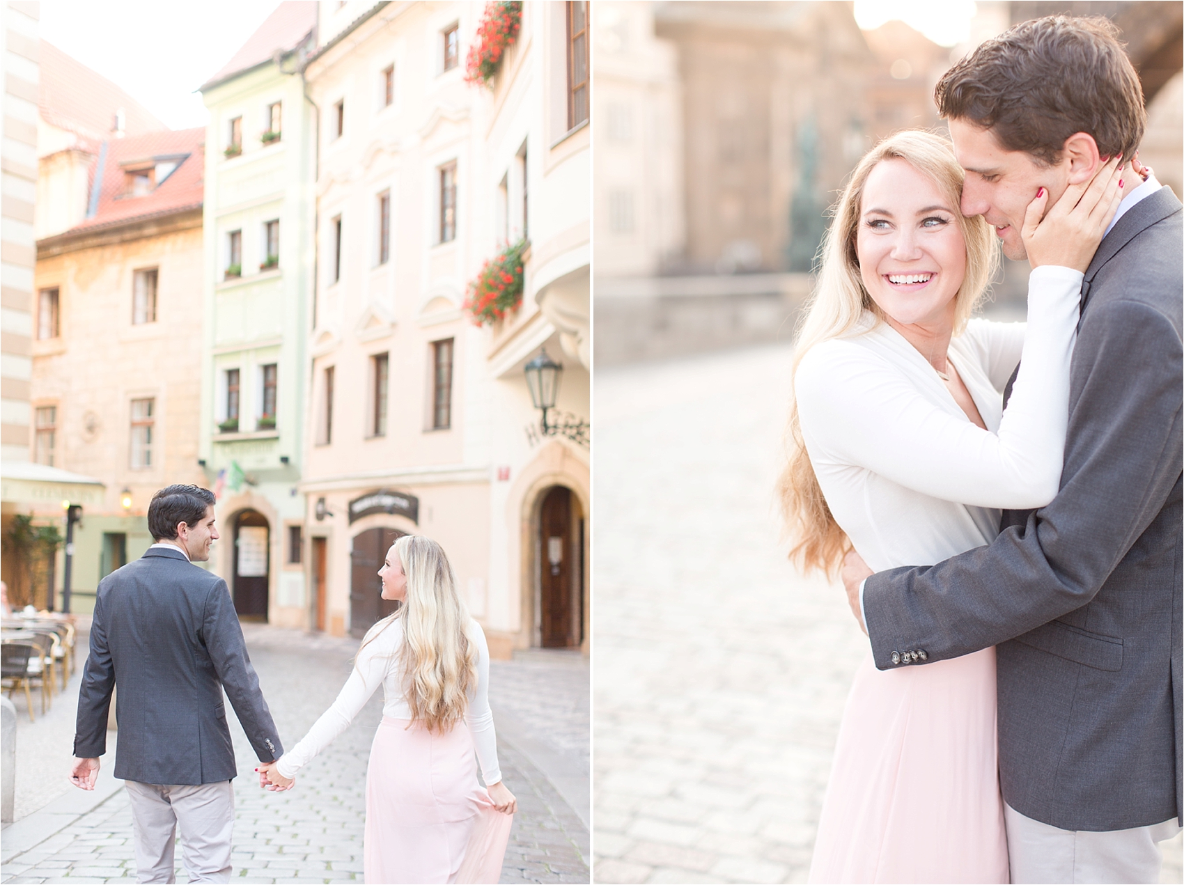 Prague Old Square Engagement Pictures