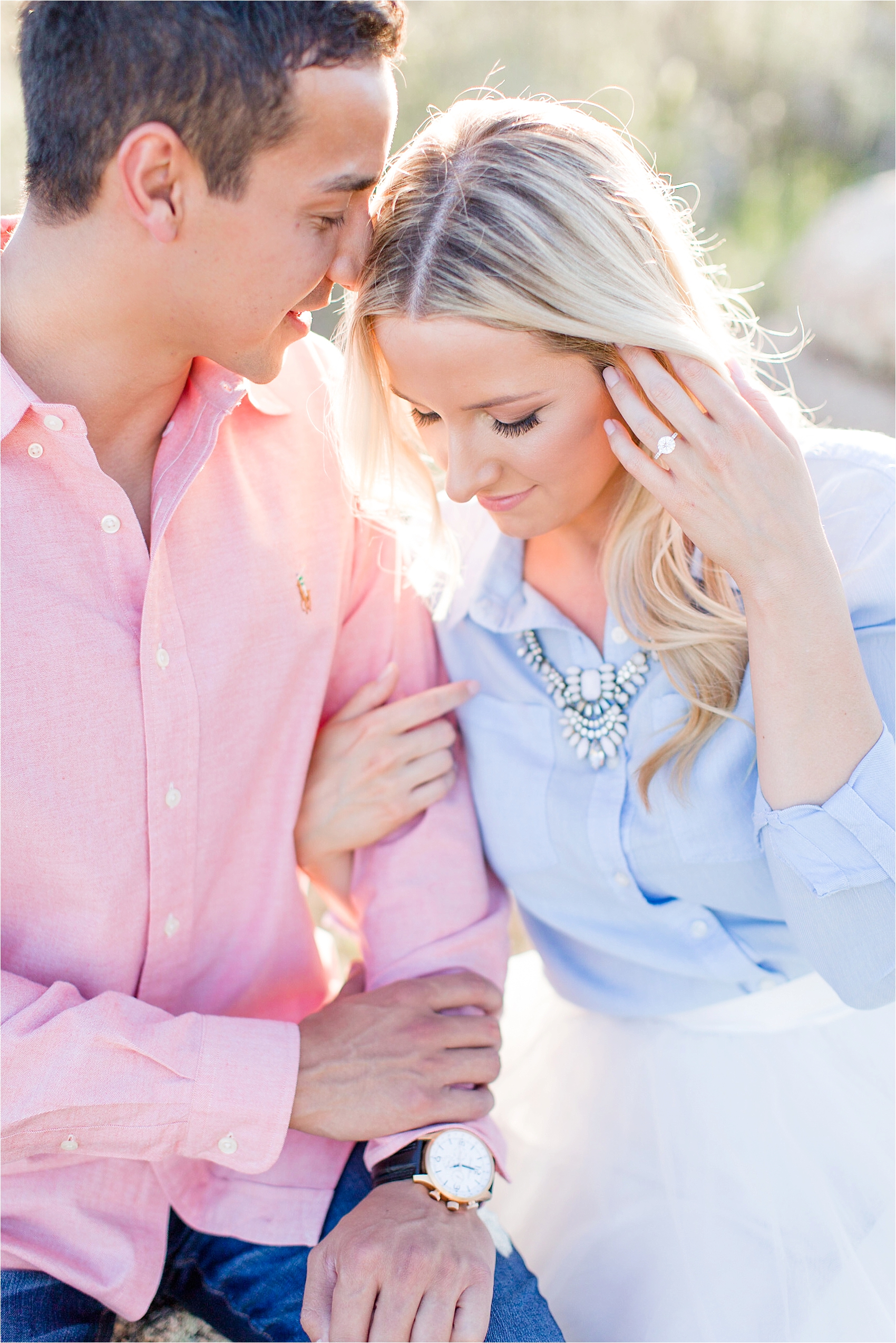 Romantic Desert Engagement