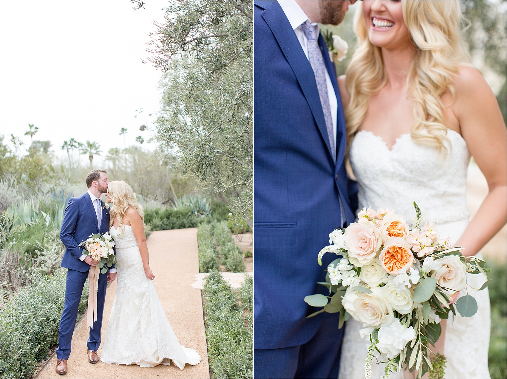 El Chorro Wedding Romantic Bride and Groom Portraits