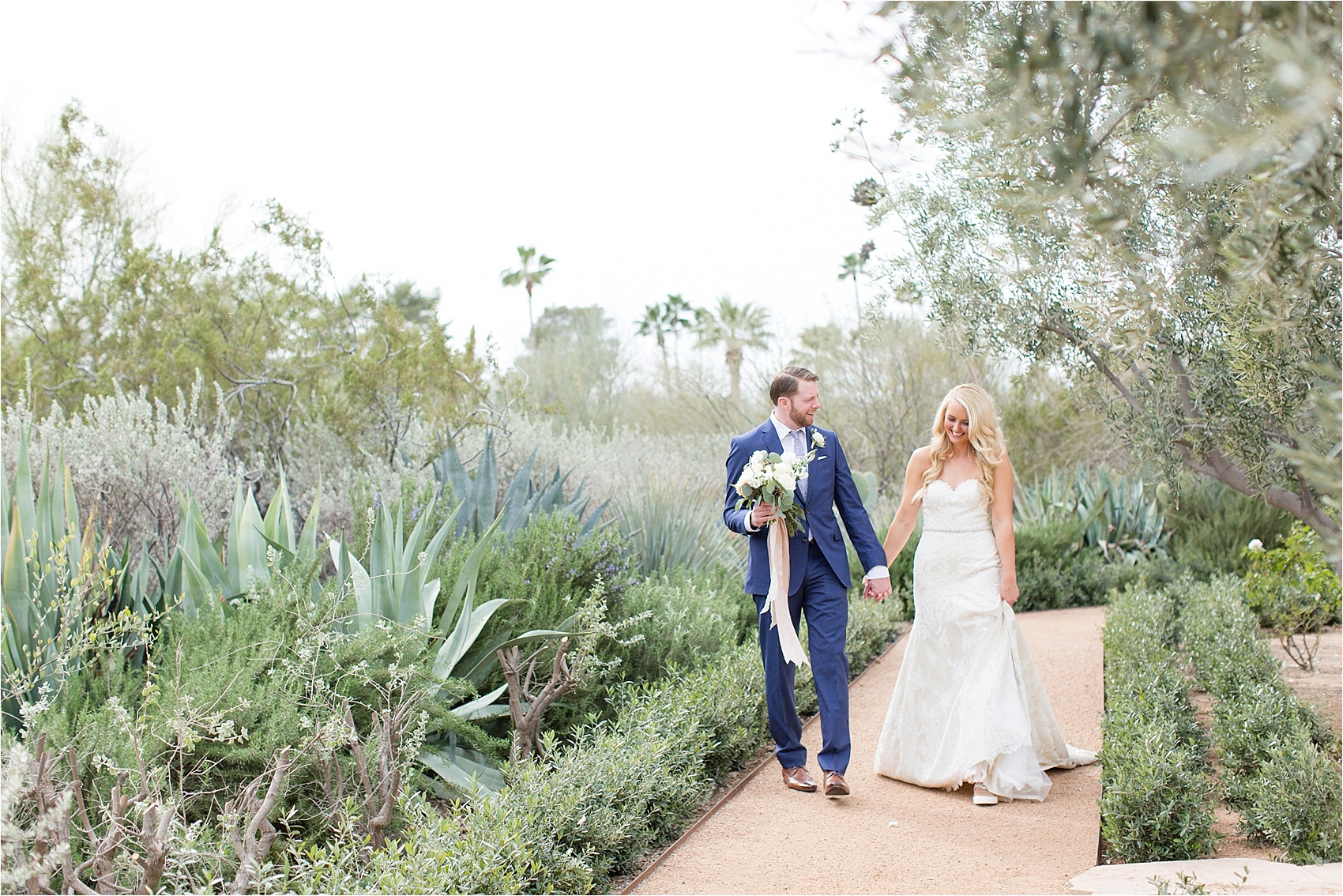 El Chorro Wedding Romantic Bride and Groom Portraits