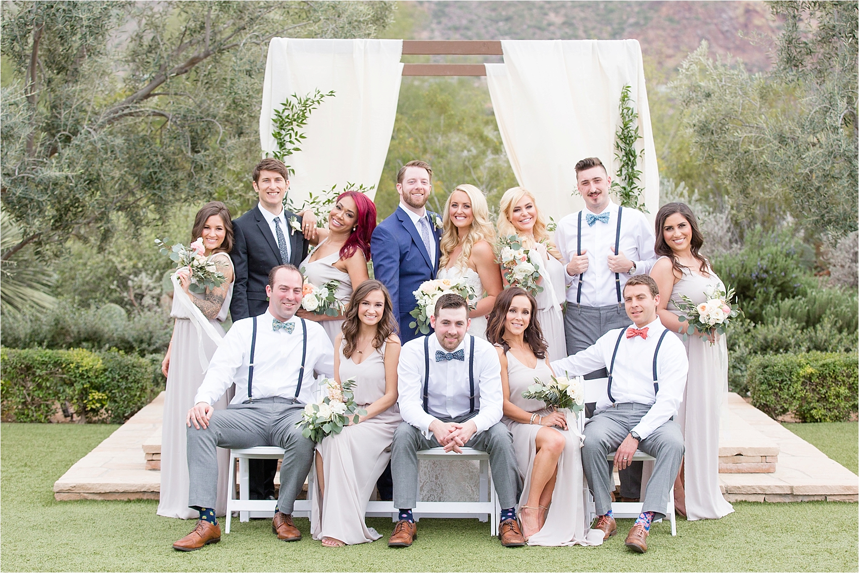 El Chorro Wedding Bridal Party