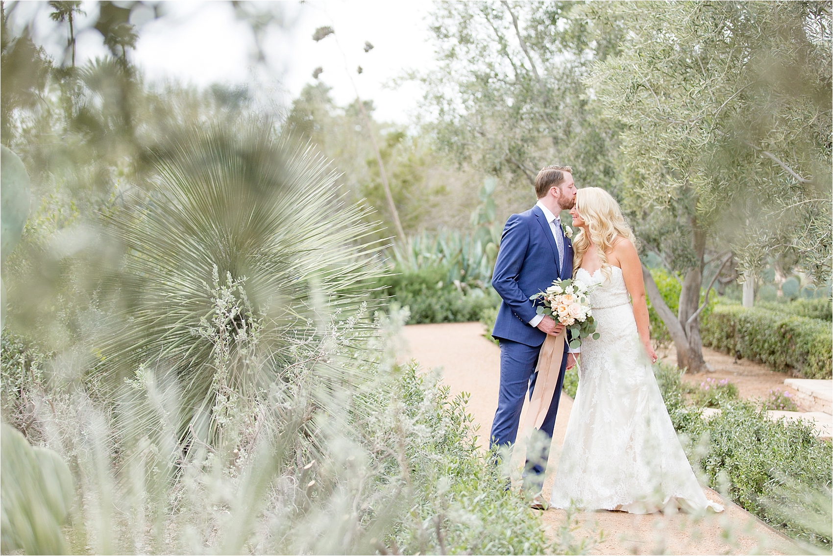 El Chorro Wedding Romantic Bride and Groom Portraits