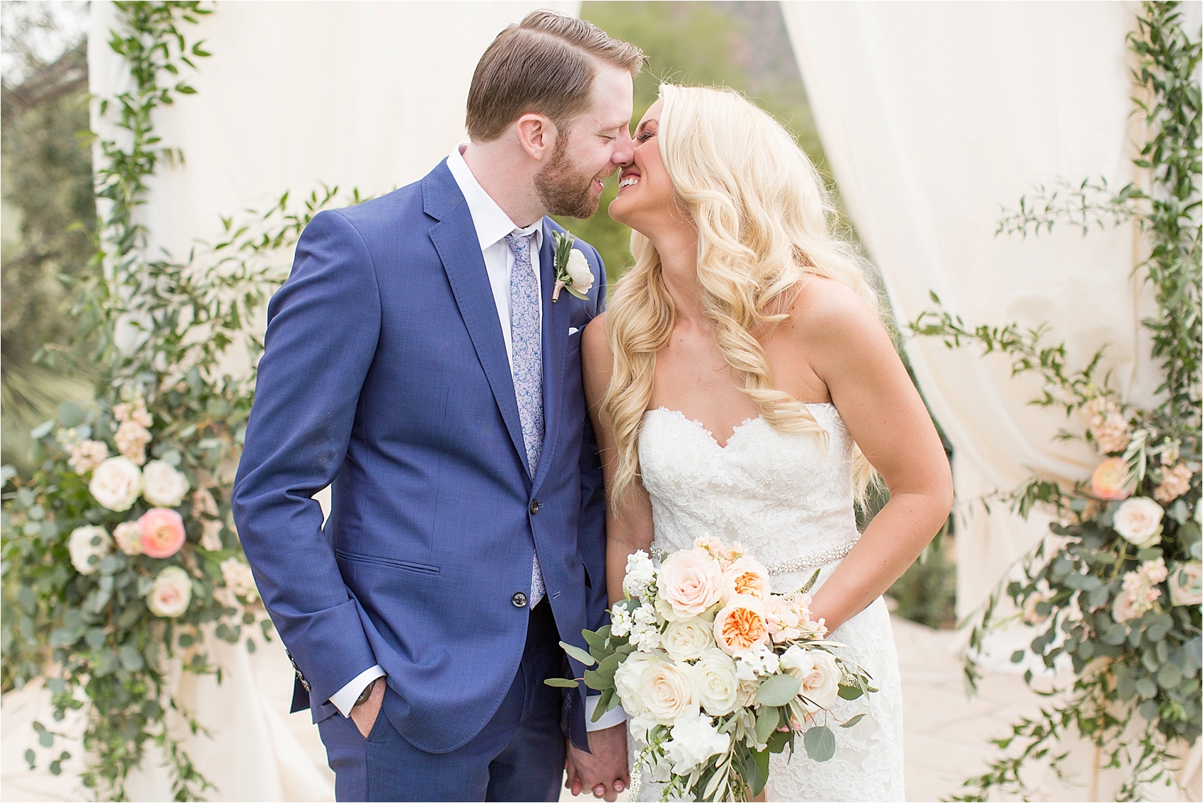 El Chorro Wedding Romantic Bride and Groom Portraits