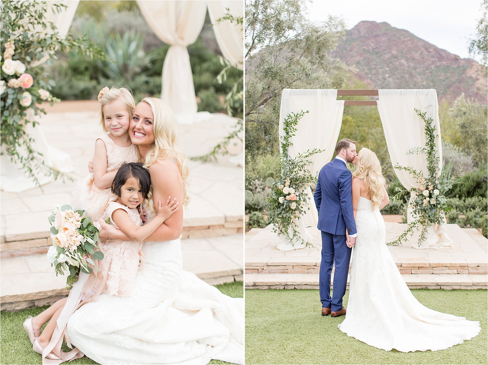 El Chorro Wedding Bride and Flower Girls