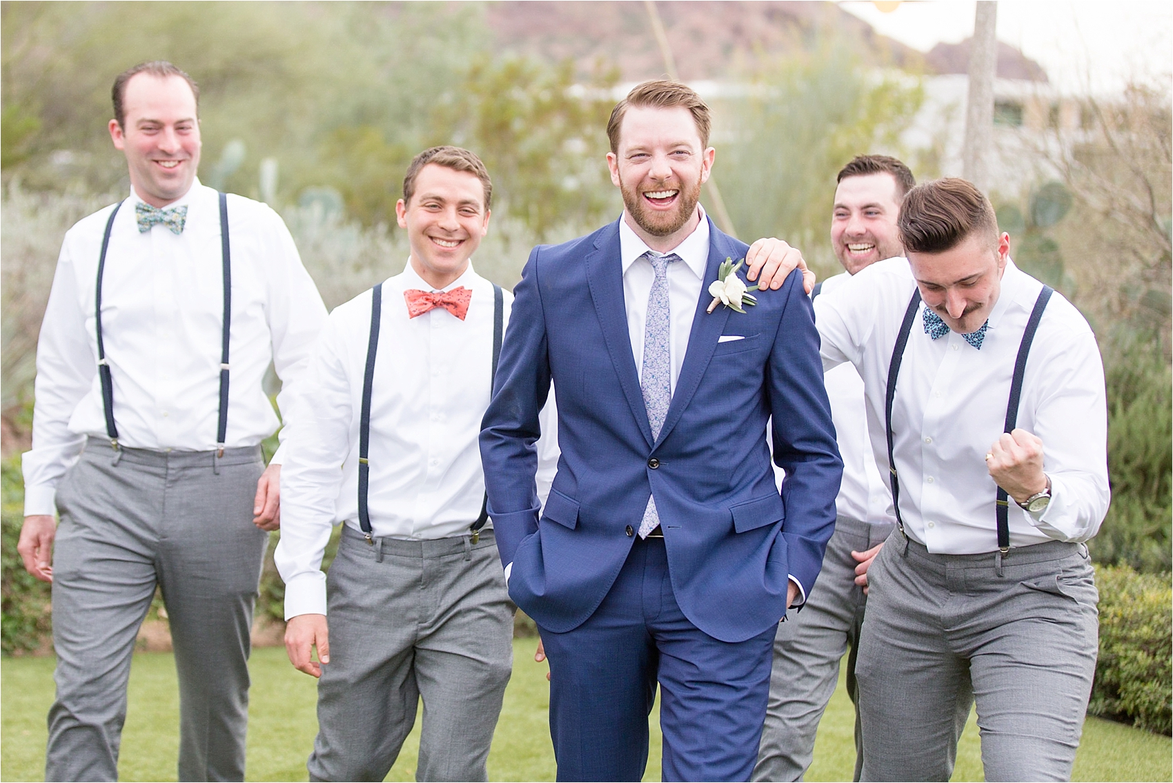 El Chorro Wedding Groomsmen