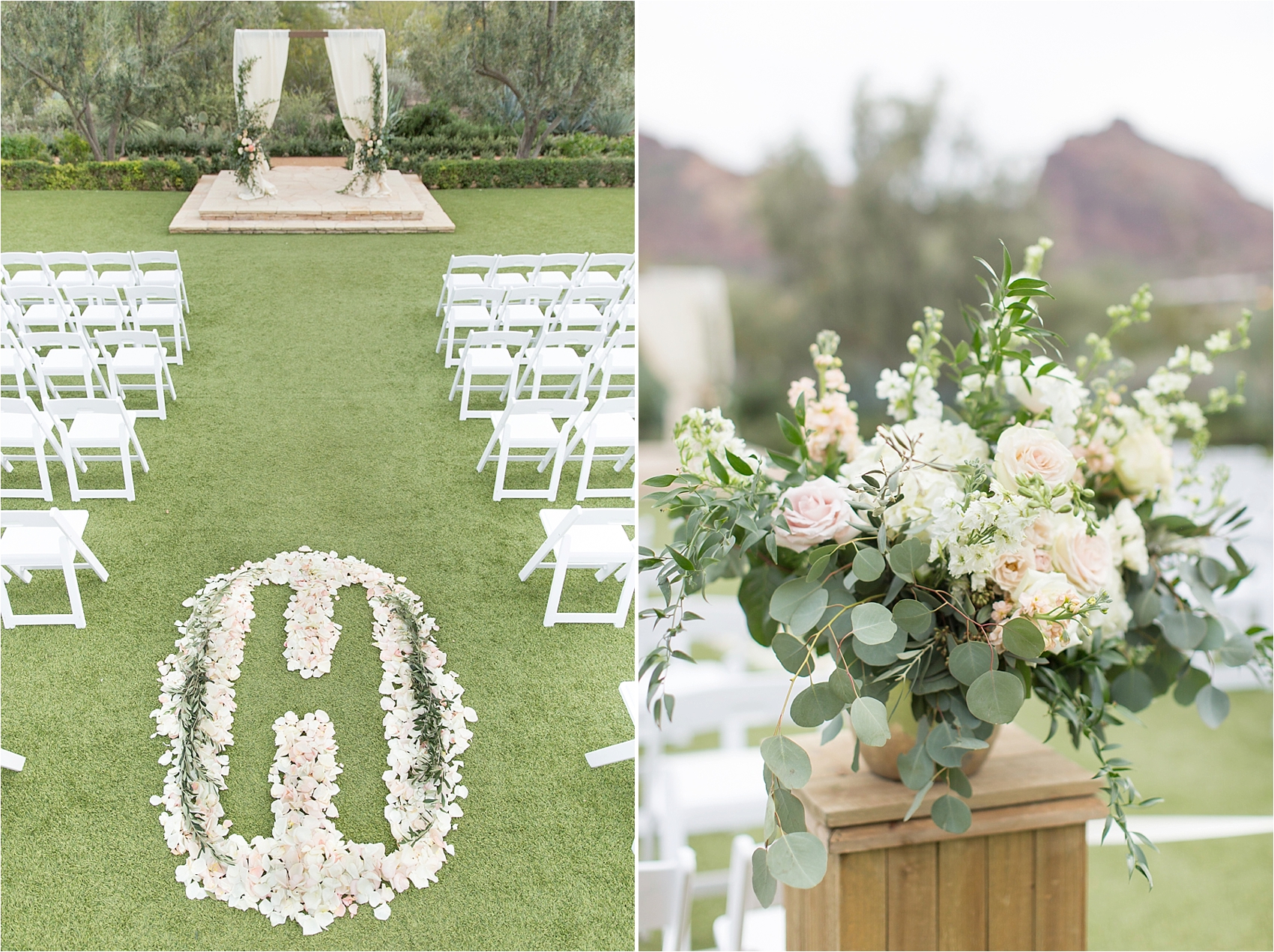 Ceremony Altar Inspiration at El Chorro Wedding