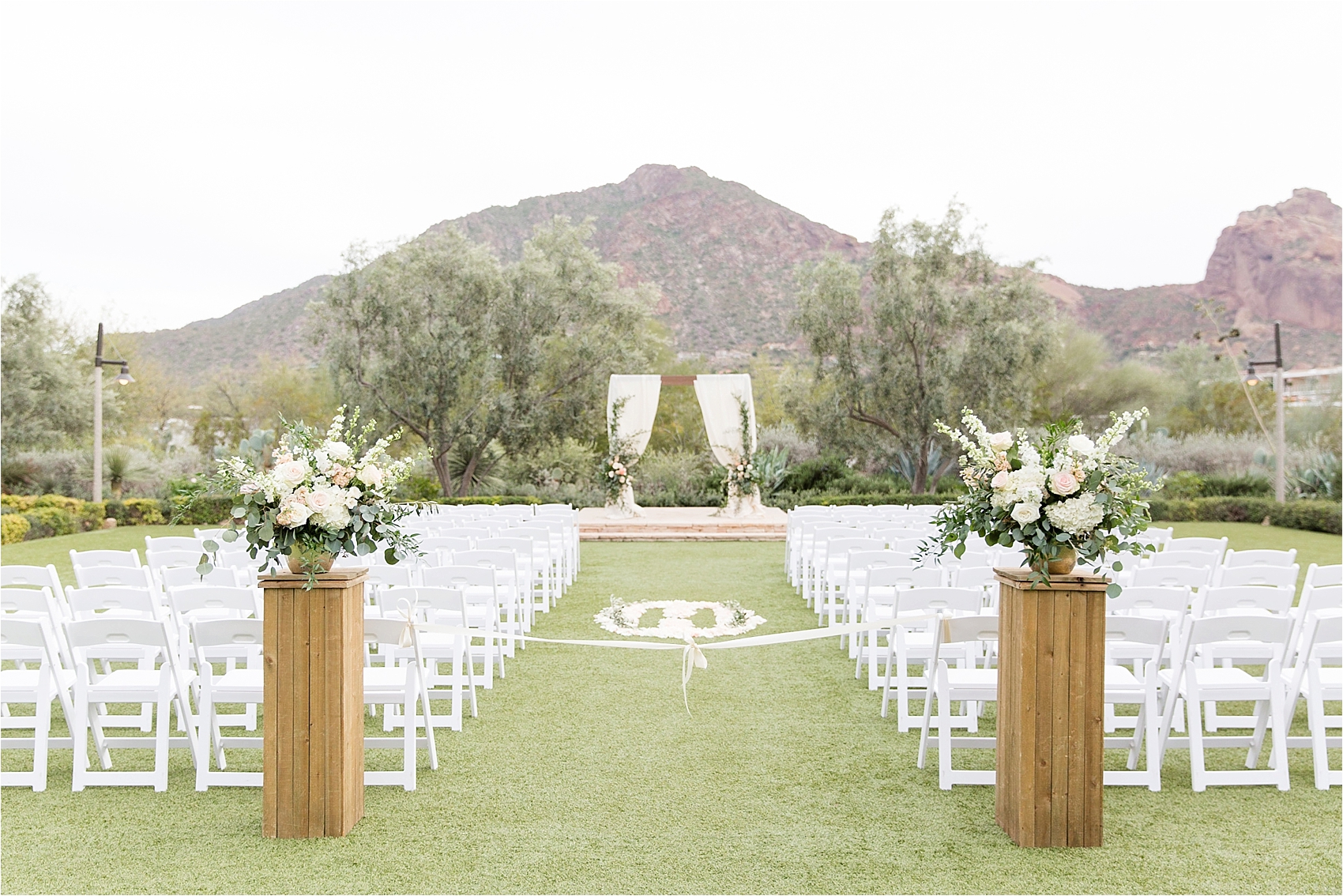 Ceremony Altar Inspiration at El Chorro Wedding