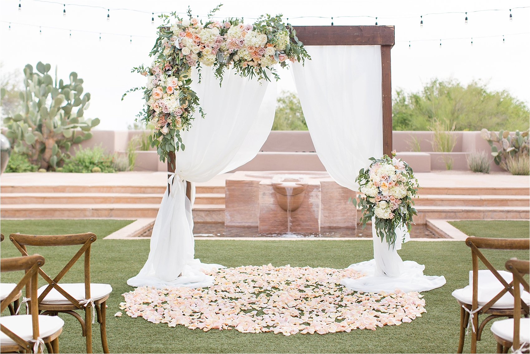Four Seasons Scottsdale Wedding Ceremony Altar