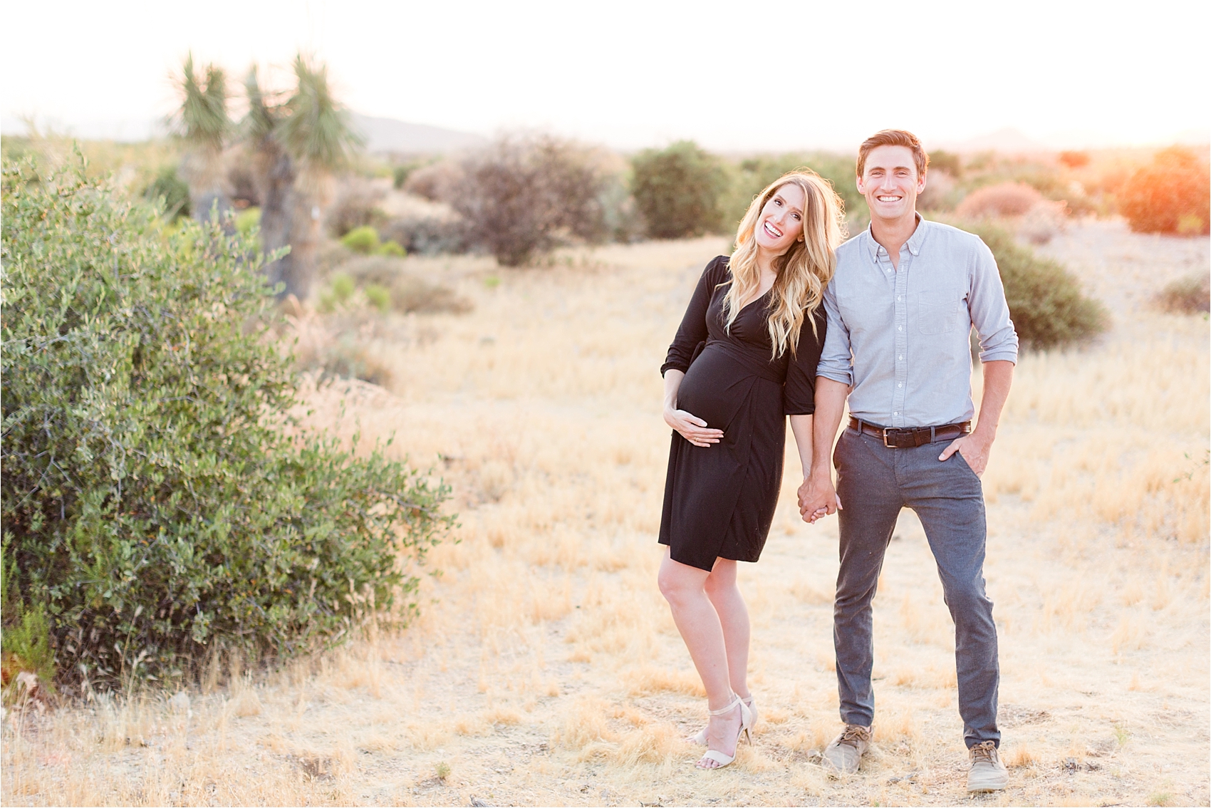 Desert Family Maternity Session