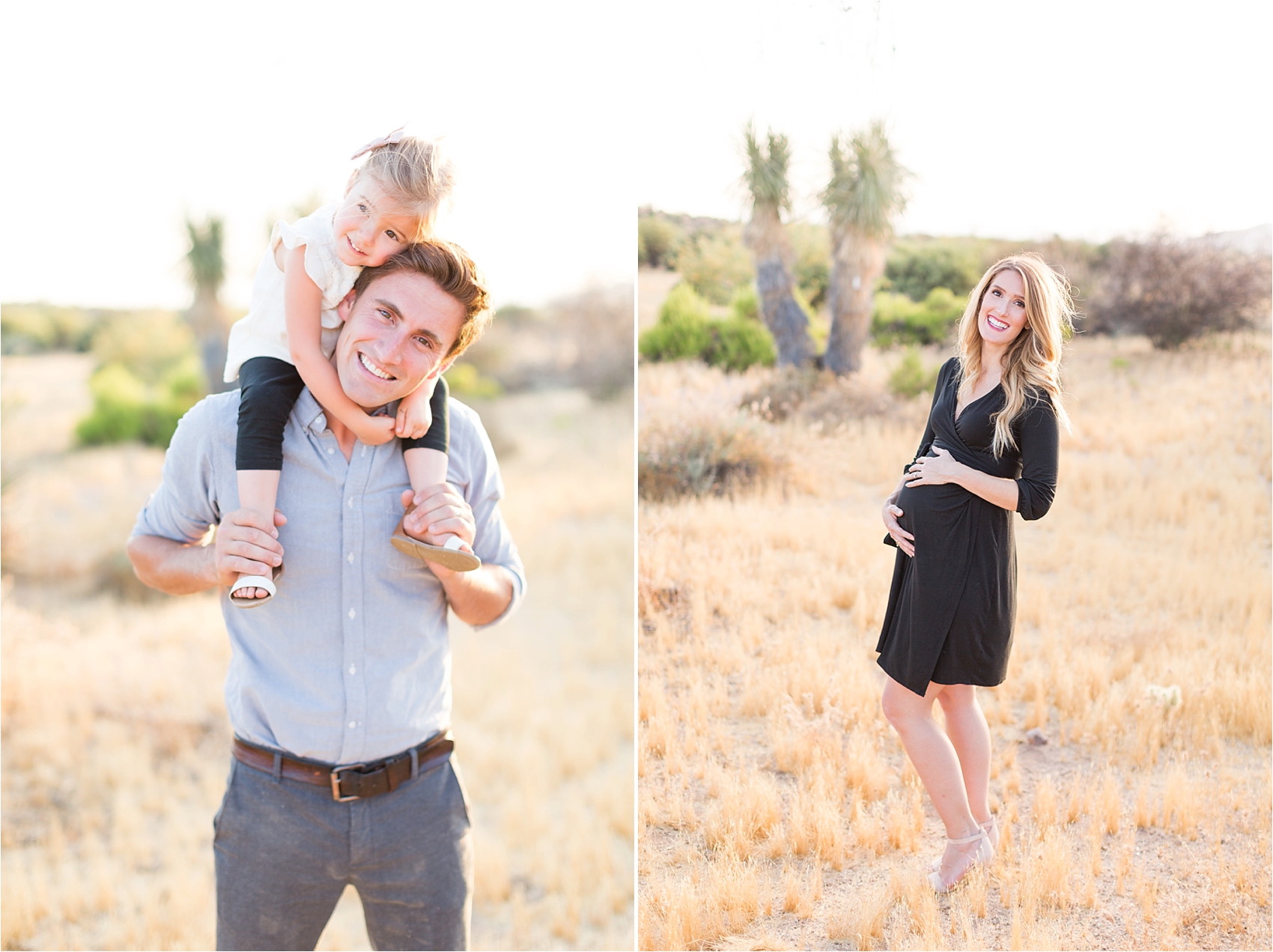 Desert Family Maternity Session