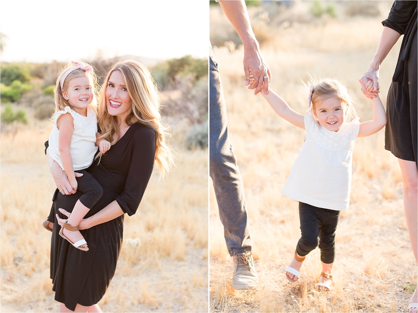 Desert Family Maternity Session