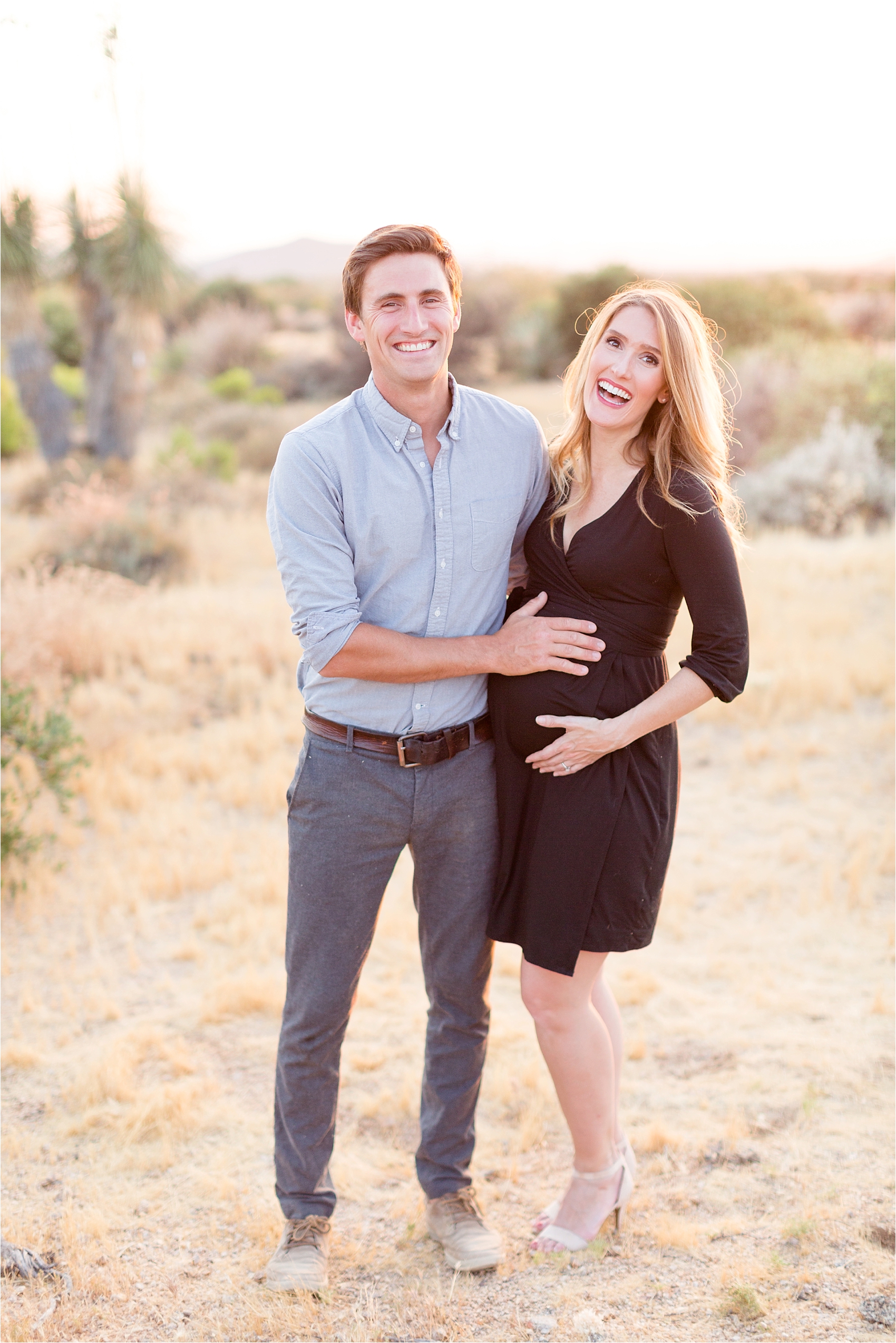 Desert Family Maternity Session