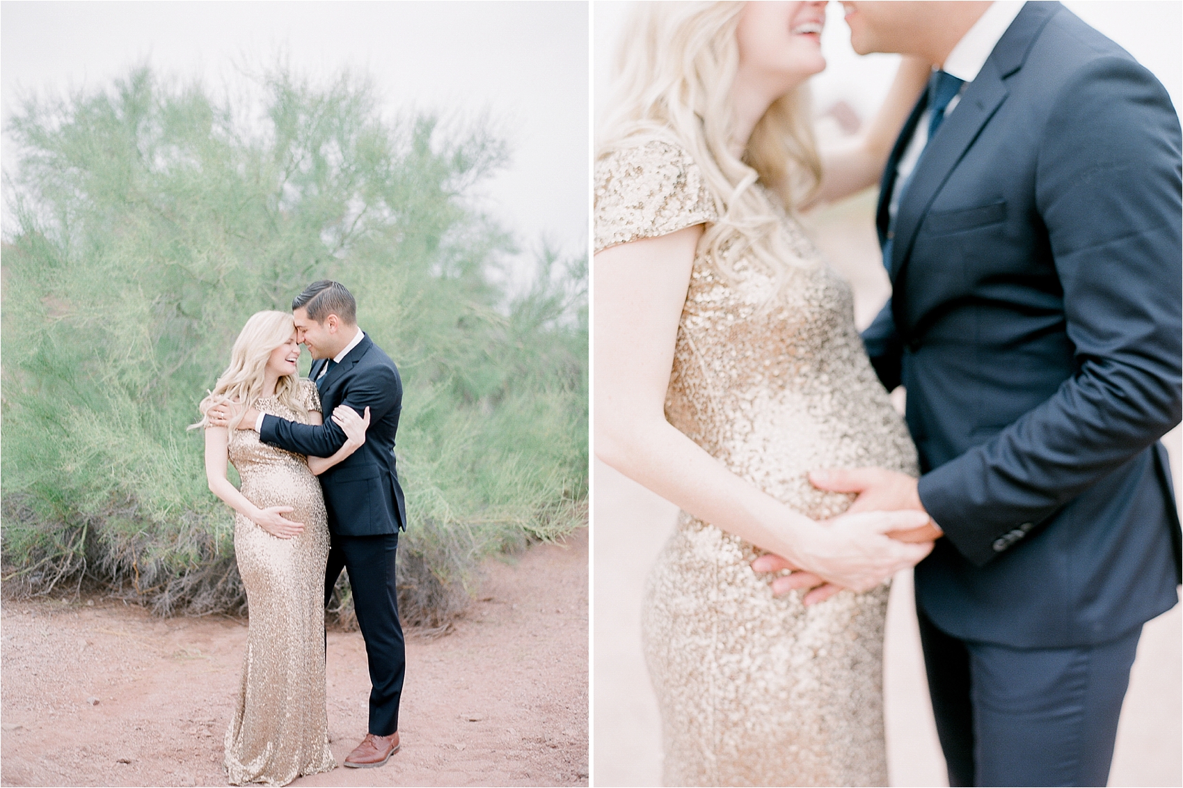 Amy and Jordan's Desert Maternity Photos by Julie Paisley Photography