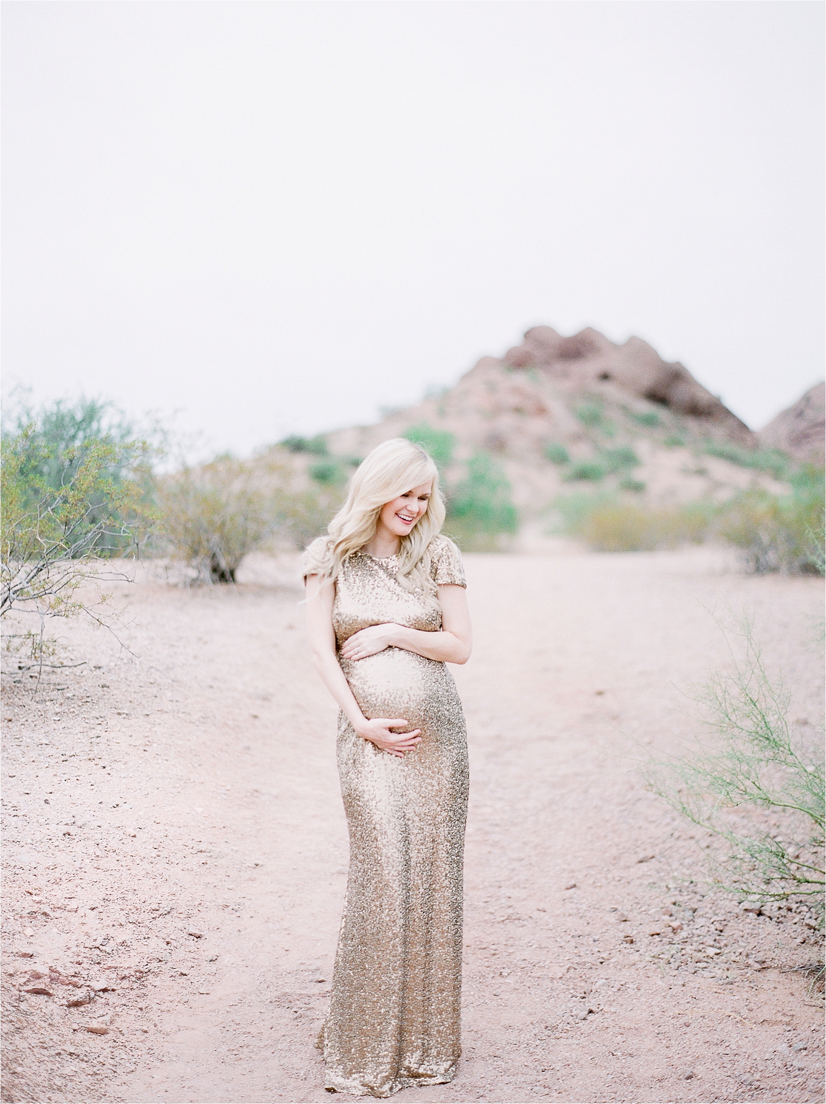 Amy and Jordan's Desert Maternity Photos by Julie Paisley Photography