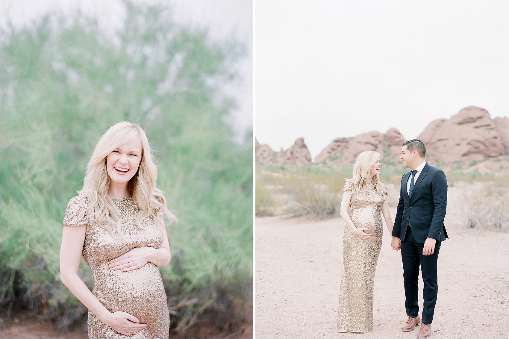 Amy and Jordan's Desert Maternity Photos by Julie Paisley Photography