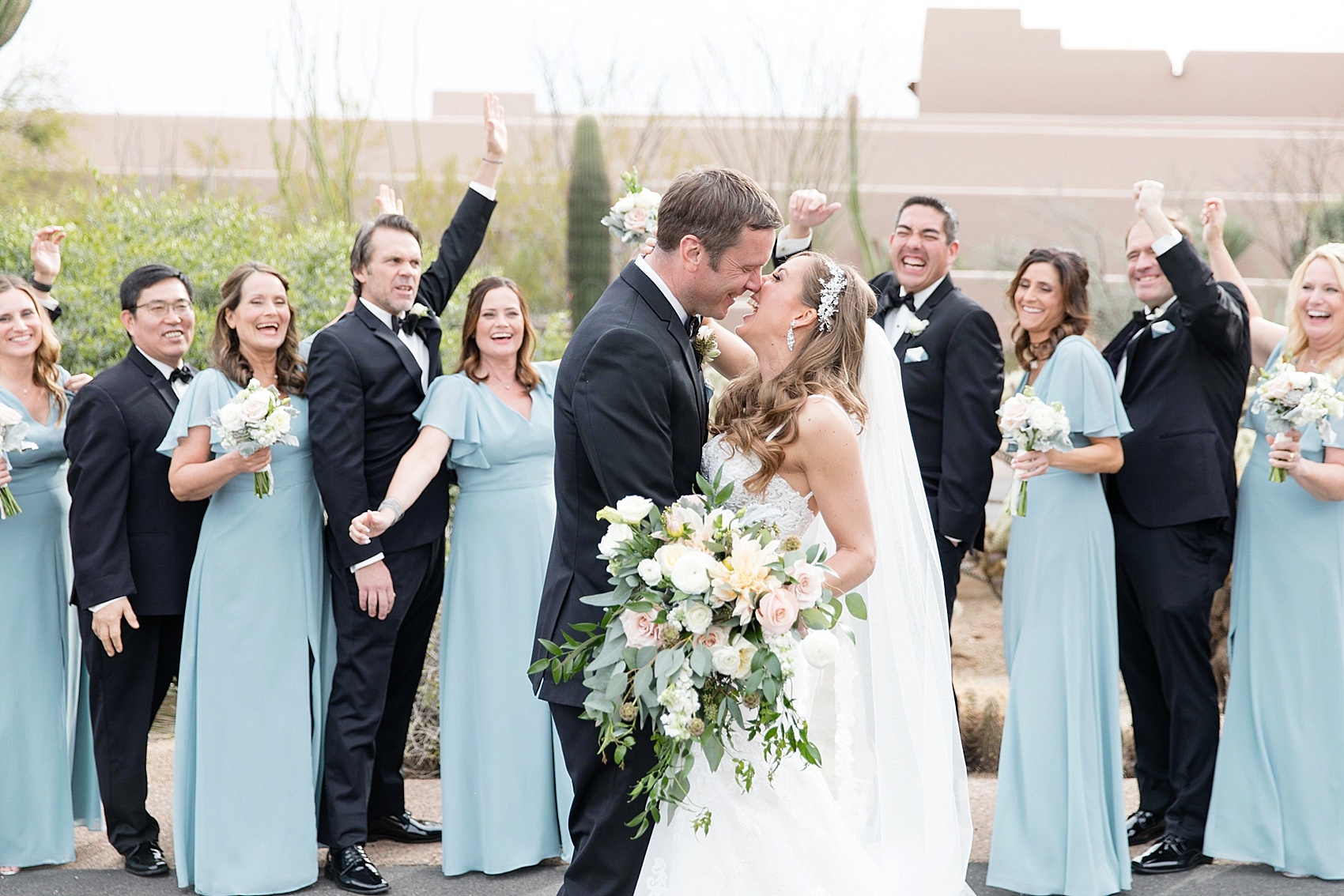 princess polly baby blue dress Four Seasons Scottsdale at Troon North Wedding