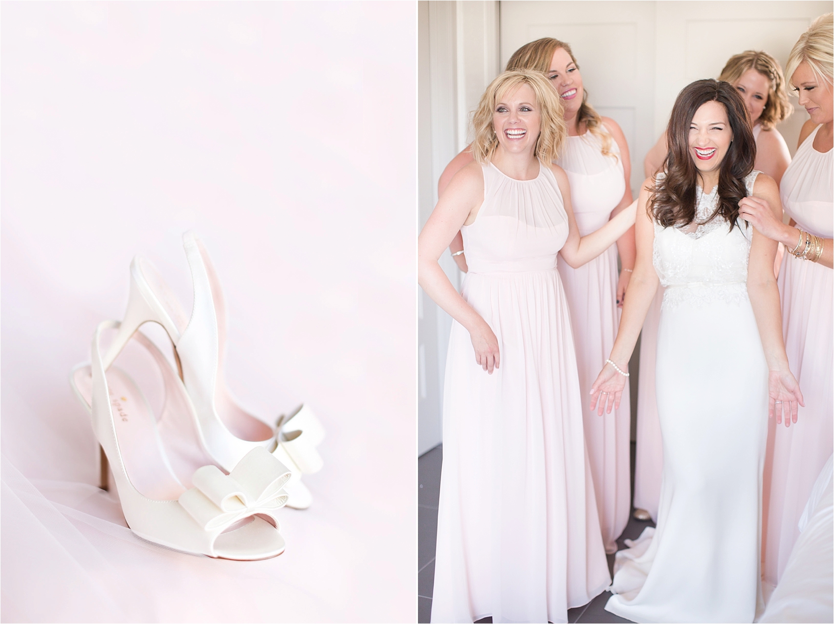 03 Kate Spade White Shoes with Blush Bridesmaids_0003