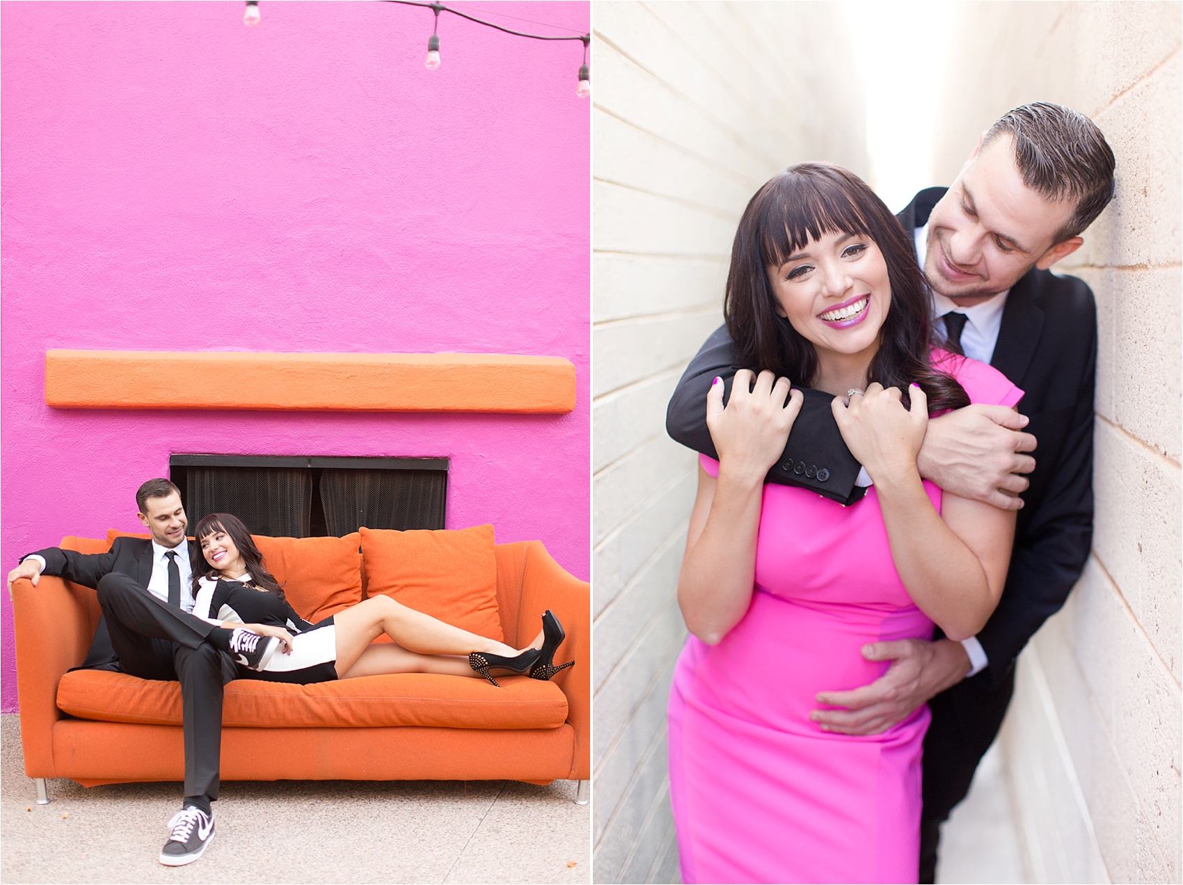 Modern Colorful Engagement Photo_0018
